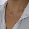 dije con cadena micropave Love