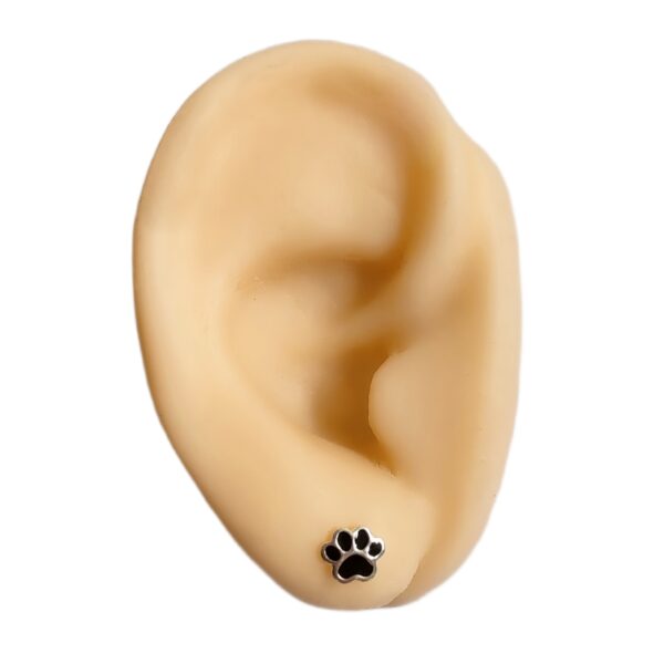 AA-1 aros abridores plata huella negro