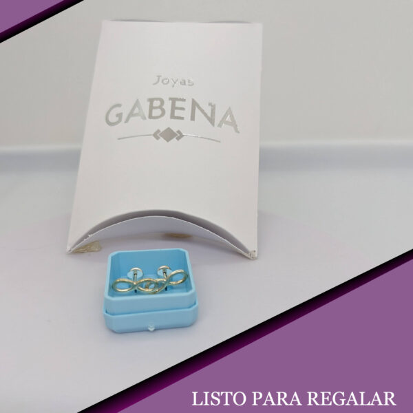 Aros Abridores Infinito Plata 925 pack