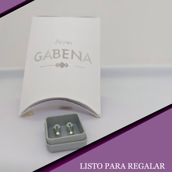 Aros Abridores Bolita 3mm Plata 925 pack
