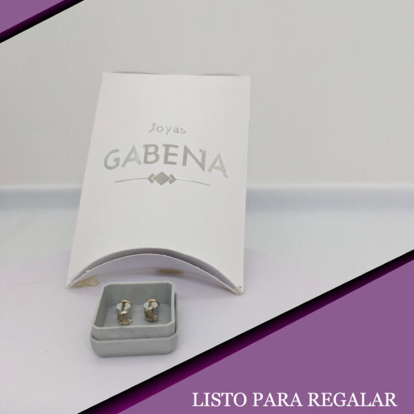 Aros Abridores Luna Plata 925 pack
