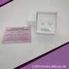 Aros perlas engarzadas 8mm plata pack