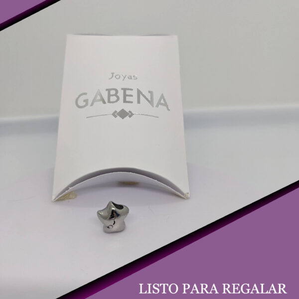 Dije Charm Estrella Pasante Acero Quirúrgico pack