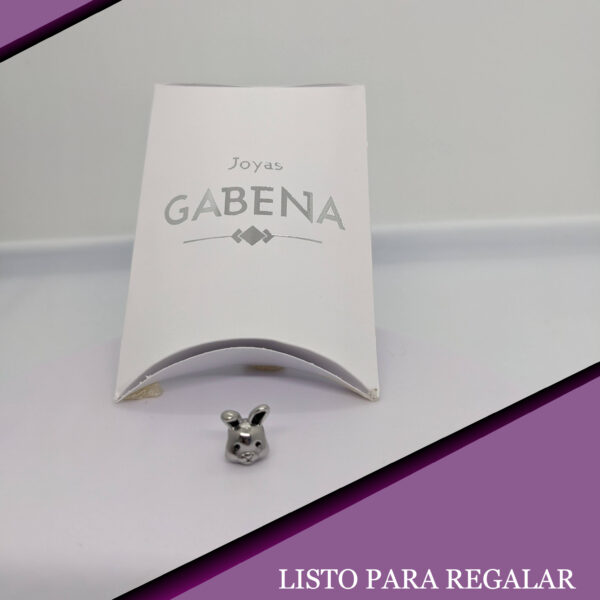 Dije Charm Conejo Acero Quirúrgico