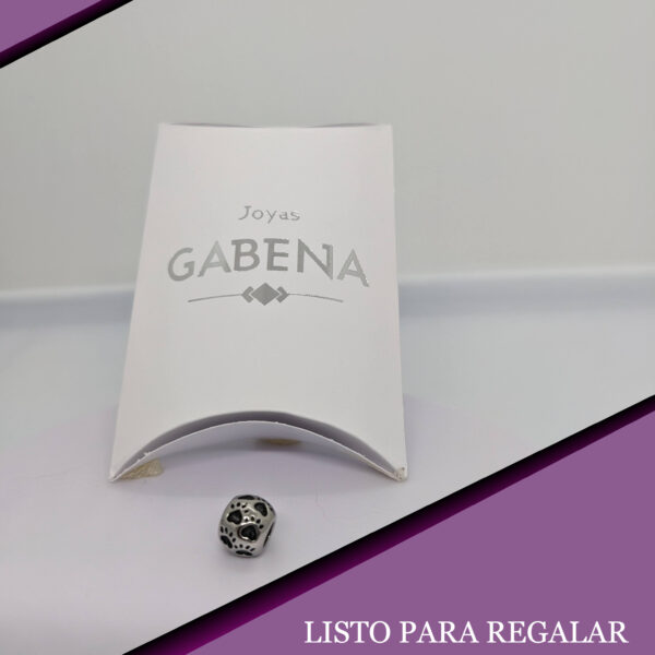 Dije Charm Dona Huellas Acero Quirúrgico pack