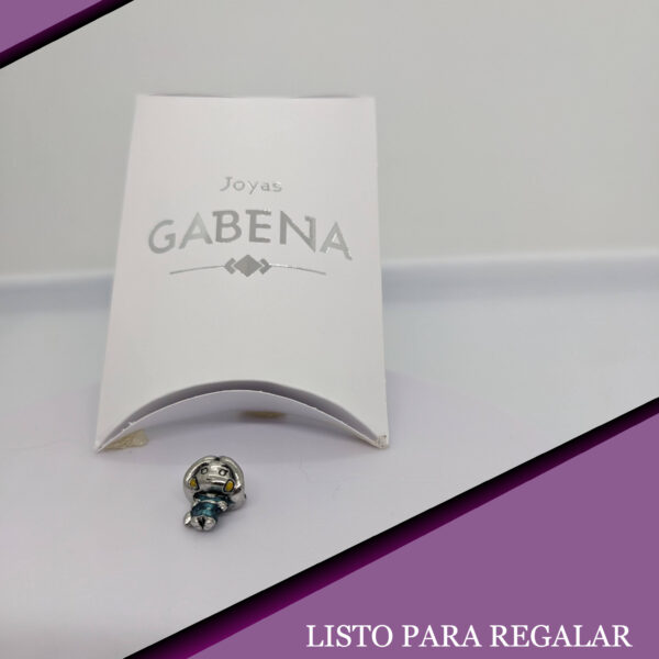 Dije Charm Jazmin Aladin Acero Quirúrgico pack