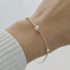 Pulsera tourbillon con bolitas mano