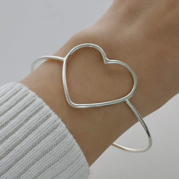Esclava corazón calado mano