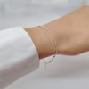 pulsera con bolitas plata 925 1