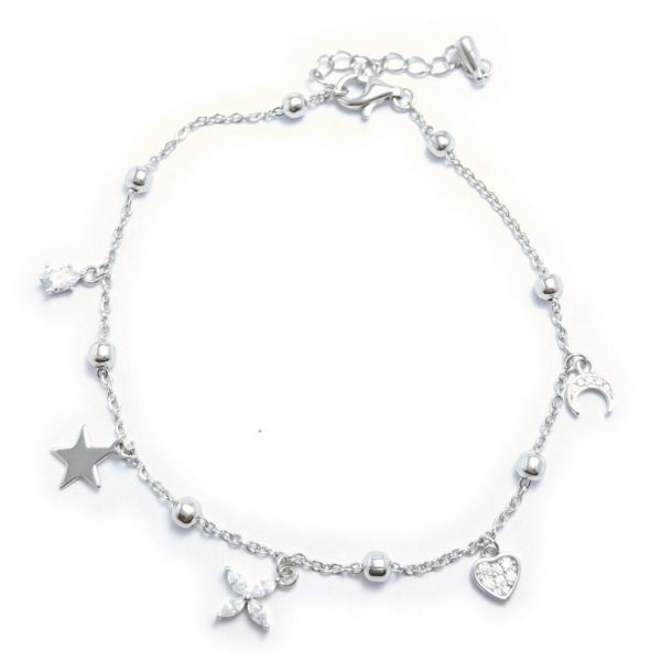 Pulsera micropave dijes