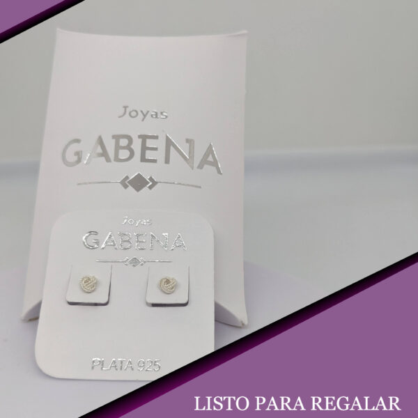 Aros Nudos Plata 925 - Pasantes pack