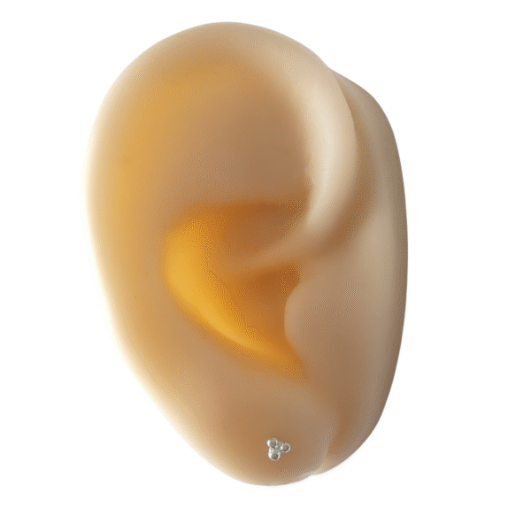 AXL-33 Aros Bolitas 3mm Plata 925 - Pasantes