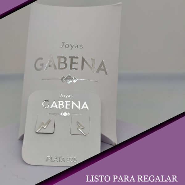 Aros Rayo 10mm Plata 925 pack