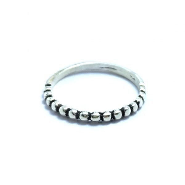 Anillo puntos dots plata