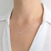 Cadena Con Dije Ojo Turco Collar - Plata 925