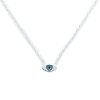 Cadena Con Dije Ojo Turco Collar - Plata 925
