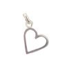 DI-26 dije corazon contorno plata 925