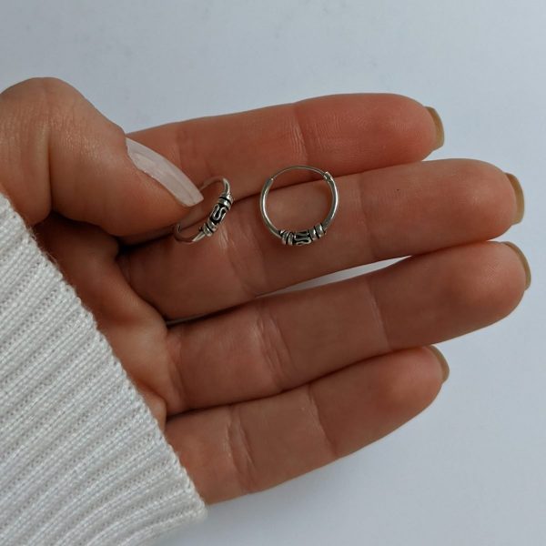 Aros bali 13mm argollas exhibicion