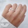 anillo trenza plata 925