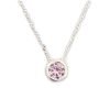 conjunto susano 4.5mm rosa plata