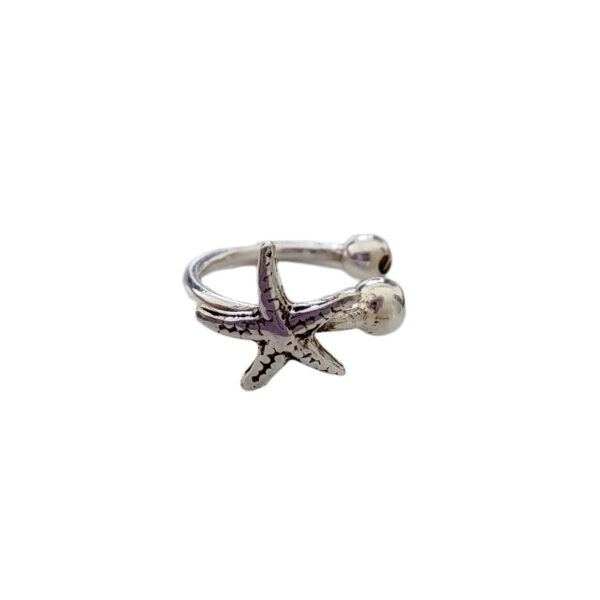 ACU-8 aro cuff estrella de mar plata