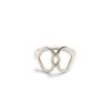 Anillo doble corazón cerrado