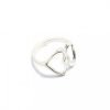 anillo dos corazones semiabiertos