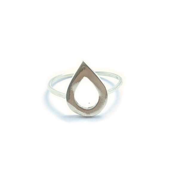 Anillo gota contorno