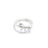 Anillo moño plata