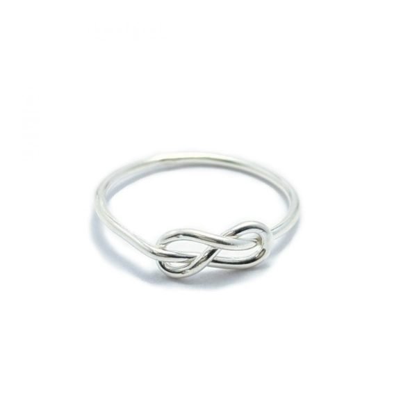 Anillo nudo plata