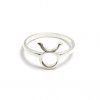Anillo tauro plata