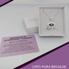 Collar Ojo Turco Cristales Plata 925 pack