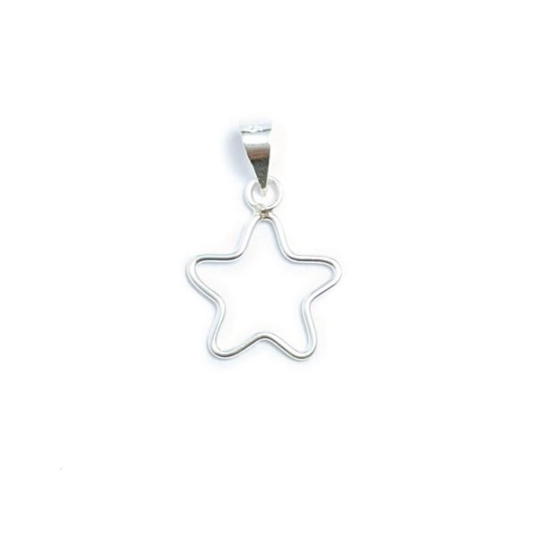 Dije estrella contorno