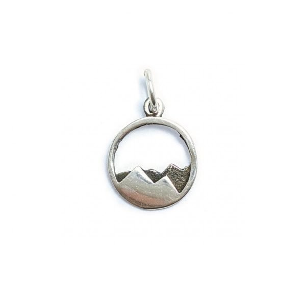 Dije montaña plata