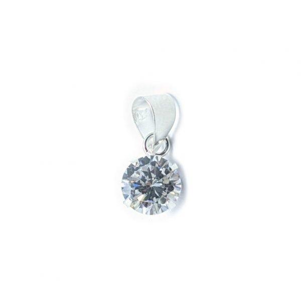 Dije cristal circular