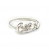 Anillo love M2 plata