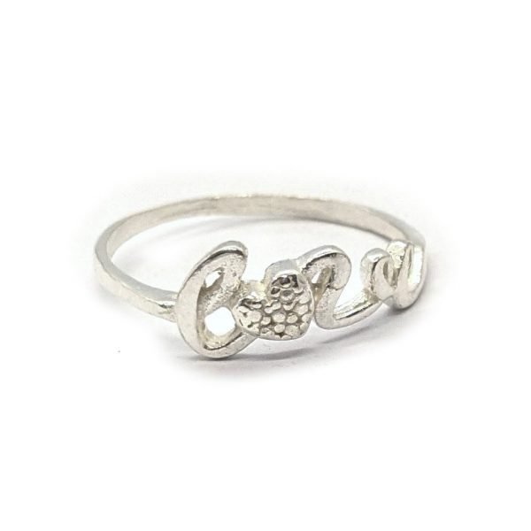 Anillo love M2 plata