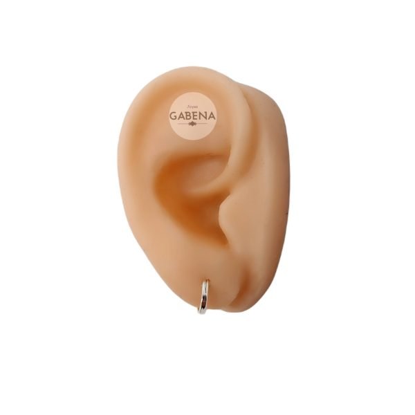 aros argolla plana 10mm plata