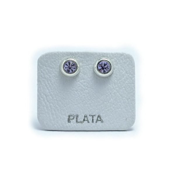 Aros cubic violeta