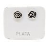 aros rosa plata