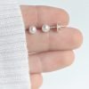 Aros Perlas Plata 925 - Pasantes