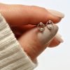 Aros círculo y bolita pasantes mano