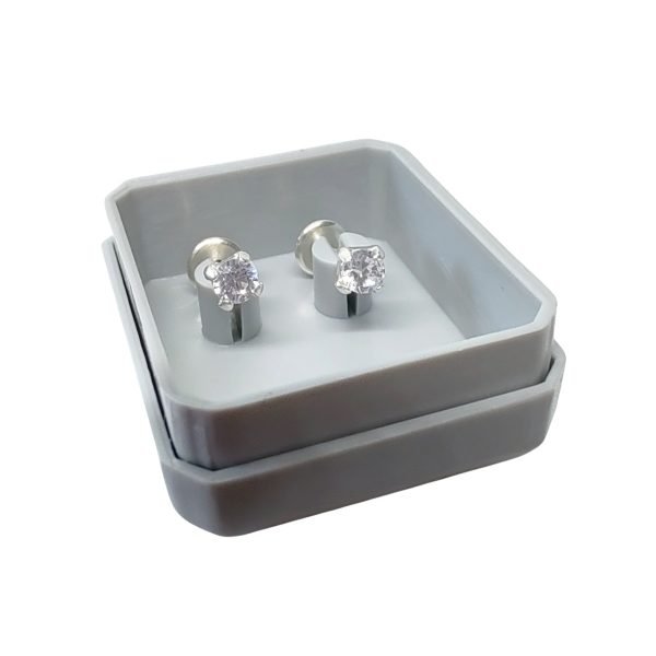 AA-30 aros abridores cristal 3mm plata