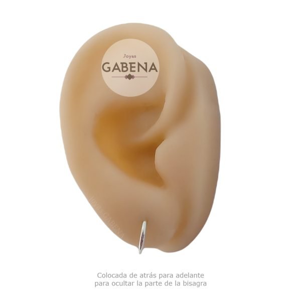 AAR-26 aros argollas 10mm plata 925