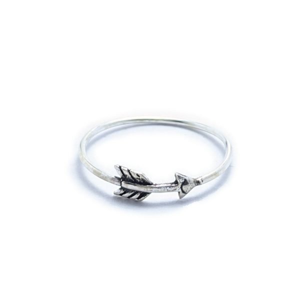 Anillo flecha plata