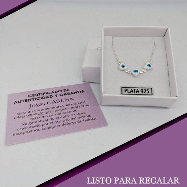 Pulsera Ojo Turco Plata 925 19 Cm pack