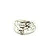 Anillo Ala con Punto Plata 925