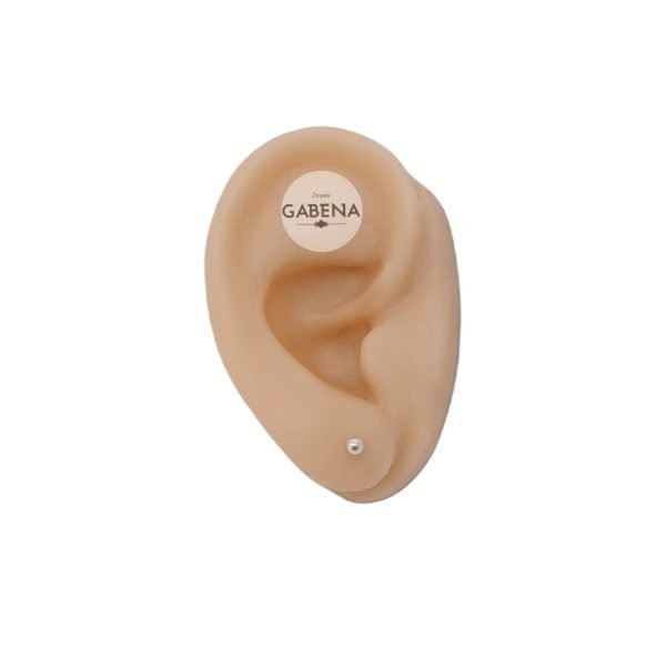 aro abridor bolita 3mm plata oreja