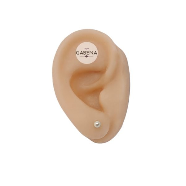 aro abridor bolita 4mm plata oreja
