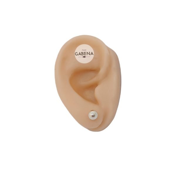 aro abridor bolita 6mm plata oreja